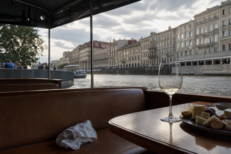 Amsterdam Canal Cruise with Cheese and Wine