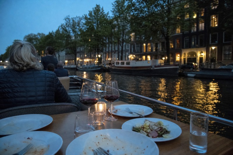 Dinner Canal Cruise Amsterdam: 4-Courses Including Drinks